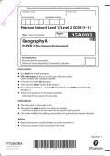 Edexcel GCSE Geography A PAPER 2: The Human Environment 