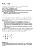 Chemistry Alevel Unit 3.3.13 - Amino Acids Notes