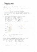 AQA A level chemistry thermodynamics revision notes