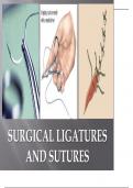 What is sutures? Write about them in lecture notes