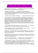 Boys State Bar Exam&sol;11 Complete Questions and Answers&sol;A&plus; Rated&excl;&excl;