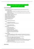 NURS 5220 Test 1 Exam study guide-very comprehensive-2023-2024