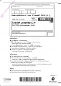 Edexcel GCSE English Language PAPER 2 Contemporary Texts 2022 