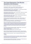 The Great Depression Test Review Questions And Answers&period;