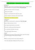 NUR 108 Quiz 1 Questions and Answers