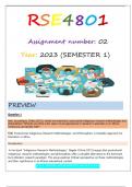 RSE4801 ASSIGNMENT 2 S1 2023