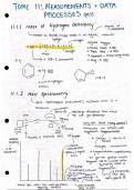 IB Chemistry SL Topic 11: Data and Measurement Processes Summary Notes
