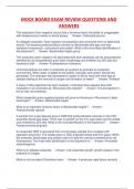 MOCK BOARD EXAM REVIEW QUESTIONS AND  ANSWERS