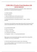 CEBS GBA 2 Practice Exam Questions with correct answers
