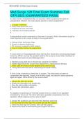Med Surge 120 Final Exam Summer-Fall QTR 2023 &lpar;GUARANTEED PASS&rpar;
