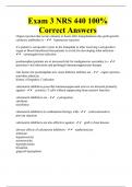 Exam 3 NRS 440 100% Correct Answers