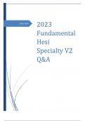 2023 Fundamental Hesi Specialty V2 Q&A