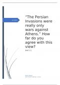 The Reasons for the Persian Invasion