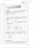 Class 11 Physics - Chapter 14 OSCILLATIONS [ Study Notes ]