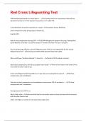 Red Cross Lifeguarding  Bundled Exams with complete solution &vert; verified