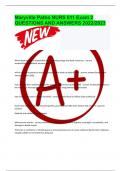 Maryville Patho NURS 611 Exam 2 QUEMaryville Patho NURS 611 Exam 2 Maryville Patho NURS 611 Exam 2 QUESTIONS AND ANSWERS 2022&sol;2023 AND ANSWERS 2022&sol;2023STIONS AND ANSWERS 2022&sol;2023