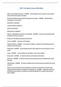 VETT 130 Week 8 Exam 2023-2024
