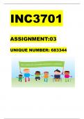 INC3701 ASSIGNMENT 3 2023 DETAILED ANSWERS