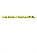Fisdap Cardiology Exam Latest Update Graded  A+