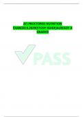 ATI PROCTORED NUTRITION EXAM2019&comma;2020&lpar;STUDY GUIDE&rpar;ALREADY A GRADED