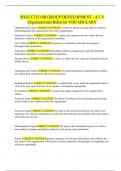 WGU C715 OB GROUP DEVELOPMENT - 4&period;1 V Organizational Behavior VOCABULARY