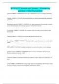 WGU C172 Network and Security &ndash; Foundations questions with correct answers