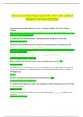 REGIS NU646 WEEK 4 Quiz QUESTIONS AND 100&percnt; CORRECT ANSWERS UPDATED 2022&sol;2023   