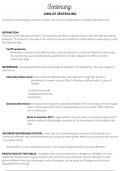 Sentencing summary sheet