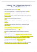 RI Permit Test &lpar;75 Questions&rpar; With 100&percnt; Correct Verified Answers