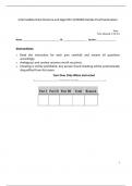 intermediate data structure Exam Sample