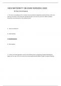    HESI MATERNITY OB EXAM VERSION 2 2022     