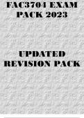 FAC3704 EXAM PACK 2023