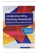Understanding Nursing Research &lpar;7th Edition&comma; Susan K&period; Grove & Jennifer R&period; Gray&rpar; &ndash; Complete Test Bank with Chapter-Based Questions and Answers