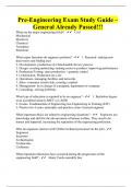Pre-Engineering Exam Study Guide &ndash; General Already Passed&excl;&excl;&excl;