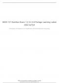 BIOD 121 Nutrition Exam 1 2 3 4 5 6 Portage Learning Latest 2022 bz7iy4