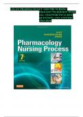 LILLEY PHARMACOLOGY AND THE NURSING PROCESS 7TH EDITION WITH ALL CHAPTERS INCLUDED QUESTIONS AND ANSWERS (2023-2024)
