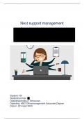 Next Support Management | HBO Officemanagement | Beoordeling 8,0