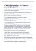 C720-WGU Questions With Correct Answers&vert; Accurate&excl;&excl;
