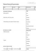 Medical Clerking Template