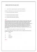 HESI RN EXIT EXAM 2023&sol;2024 Questions And Answers 