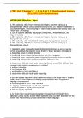 LETRS Unit 1 Assessment With complete Questions and Answers &vert; Latest 2022&sol;2023