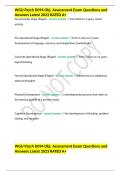 WGU Psych D094 Obj&period; Assessment Exam Questions and Answers Latest 2023 RATED A&plus;