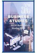 IGCSE Business Studies 0450 Notes