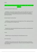 MCAT PSYCH&sol;SOCIOLOGY FROM 132 SCORER TEST RATED 100&percnt; CORRECT