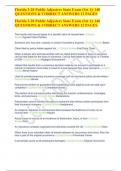 Florida 3-20 Public Adjusters State Exam &lpar;Set 1&rpar;&vert; 140 QUESTIONS & CORRECT ANSWERS 12 PAGES