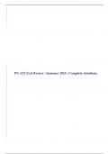 PN ATI Exit Review | Summer 2023 | Complete Solutions.