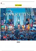 Test Bank for ISE Marketing by Roger A. Kerin & Steven W. Hartley - Elaborated and Complete