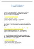 Neuro NCLEX Questions & Answers Graded A++