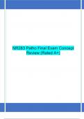 NR283 Patho Final Exam Concept Review (Rated A+)