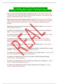 2023 CCRP Exam Prep&vert; 30 PAGES&lpar;300 QUESTIONS&rpar;&vert; WITH COMPLETE SOLUTIONS